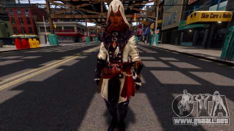 Aveline Assassin with Hood PED 2 para GTA 4