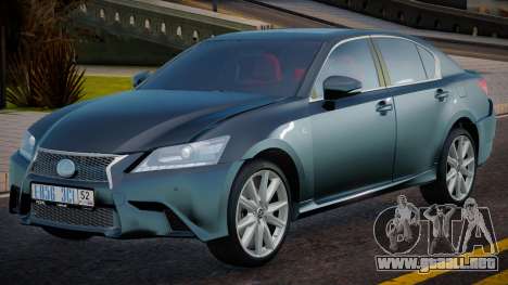 Lexus GS350F Fist para GTA San Andreas