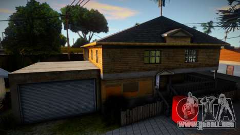 CJ House Remastered Exterior para GTA San Andreas