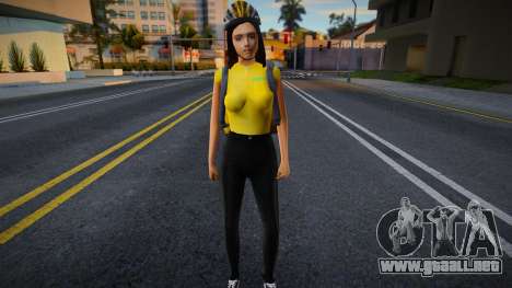 Repartidora Glovo para GTA San Andreas