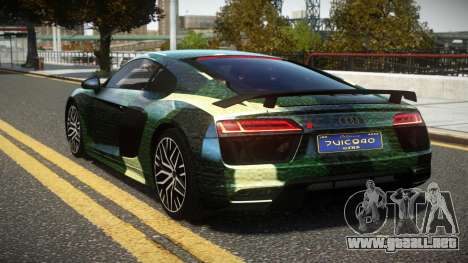 Audi R8 V10 Plus Racing S1 para GTA 4