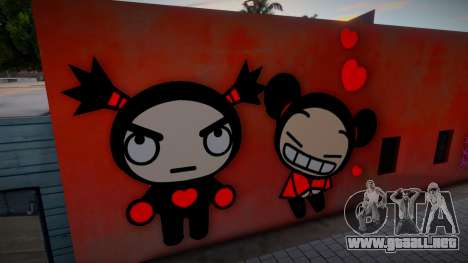 Mural Pucca And Garu para GTA San Andreas