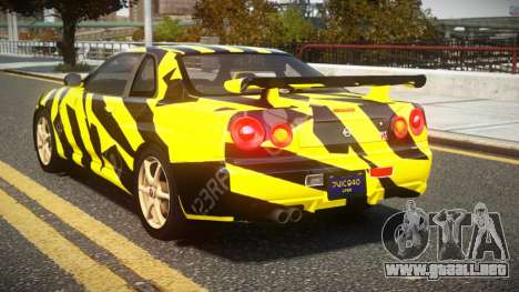 Nissan Skyline R34 UnE V-Spec S4 para GTA 4