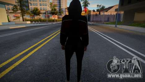 Sudadera y leggings negros 2 para GTA San Andreas