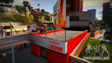 Oneplus Shop X Genshin Impact para GTA San Andreas