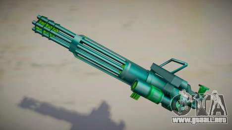 Green Goo minigun v2 para GTA San Andreas