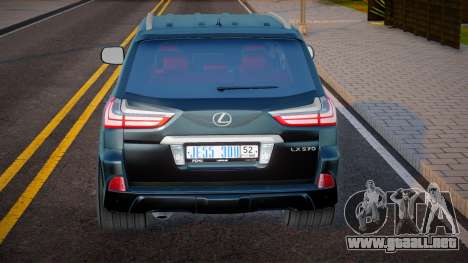 Lexus LX570 FISR para GTA San Andreas