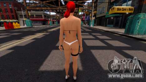 FMP Bikini Blue And Red Hair Skin v1 para GTA 4