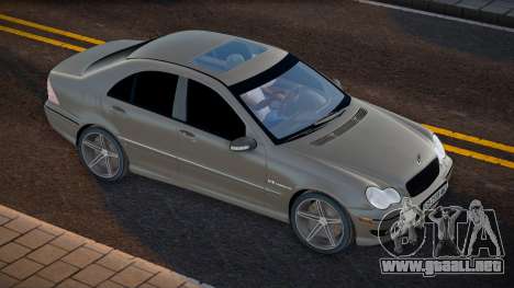 Mercedes-Benz C32 UKR PLATE para GTA San Andreas