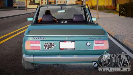 BMW 2002 Turbo Cabriolet para GTA San Andreas