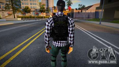 Civil con uniforme militar 3 para GTA San Andreas