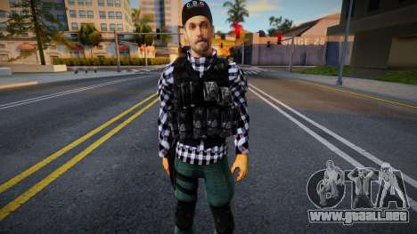 Civil con uniforme militar 3 para GTA San Andreas