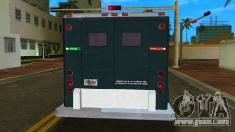 Ford F700 Armored Truck 85 para GTA Vice City
