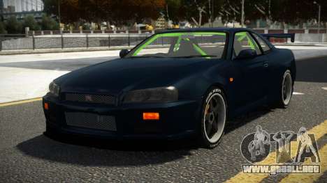 Nissan Skyline R34 GT-R V-Spec XT para GTA 4