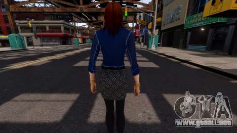 Jill Valentine Secretary Mod (Ped) para GTA 4