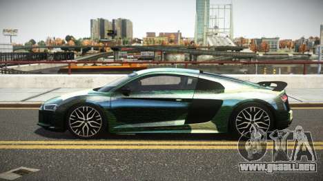 Audi R8 V10 Plus Racing S1 para GTA 4