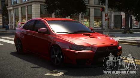 Mitsubishi Lancer Evo X FQ para GTA 4