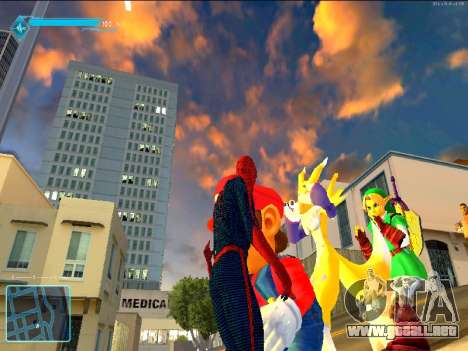 Enlace de Super Smash Brothers Melee para GTA San Andreas