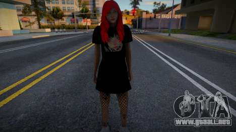 Red Hair Girl para GTA San Andreas