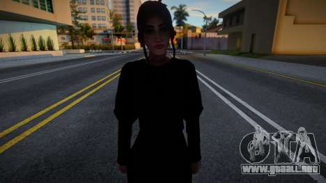 Chica con un vestido negro para GTA San Andreas