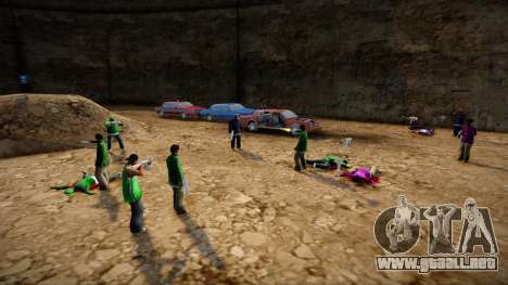 Tiroteo en Grove Street y Ballas Canyon para GTA San Andreas