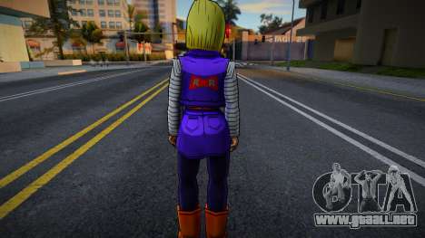 Android 18 from DBZ Shin Budokai para GTA San Andreas