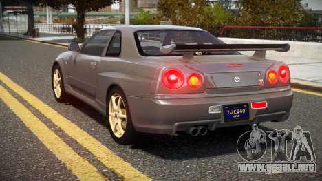 Nissan Skyline R34 UnE V-Spec para GTA 4