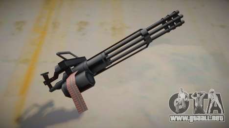 Totally black minigun v2 para GTA San Andreas