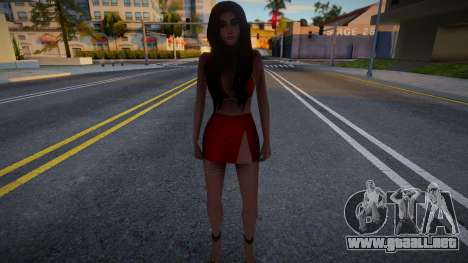 El vestido rojo para GTA San Andreas