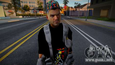 Civil con uniforme militar 2 para GTA San Andreas