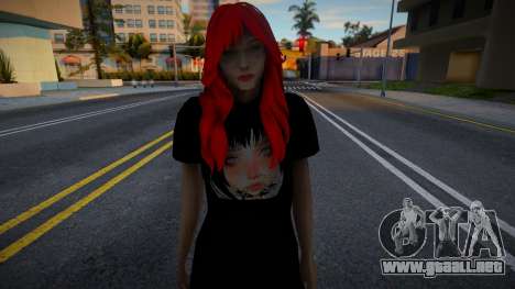 Red Hair Girl para GTA San Andreas