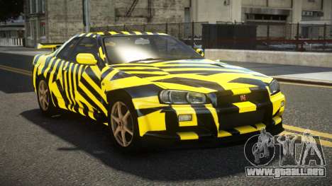 Nissan Skyline R34 UnE V-Spec S4 para GTA 4