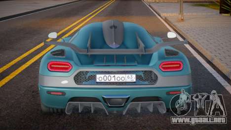 Koenigsegg Agera One:1 Rocket para GTA San Andreas