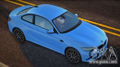 BMW M2 Competition UKR Plate para GTA San Andreas
