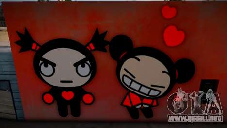 Mural Pucca And Garu para GTA San Andreas