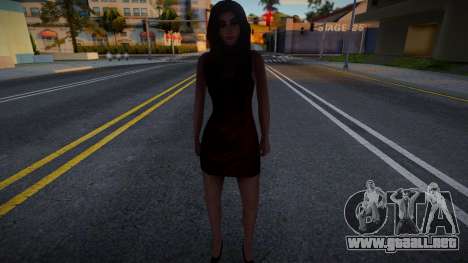 Vestido Rojo 2 para GTA San Andreas