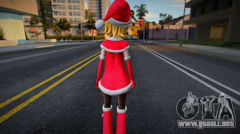 PDFT Kagamine Rin Christmas para GTA San Andreas