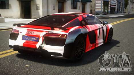 Audi R8 V10 Plus Racing S8 para GTA 4