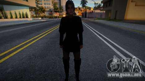 Chica con un vestido negro para GTA San Andreas