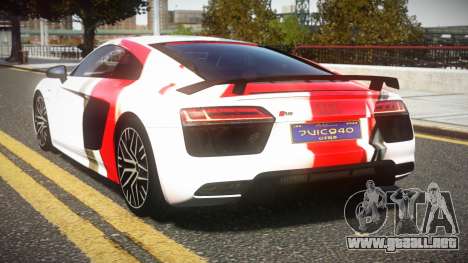 Audi R8 V10 Plus Racing S8 para GTA 4