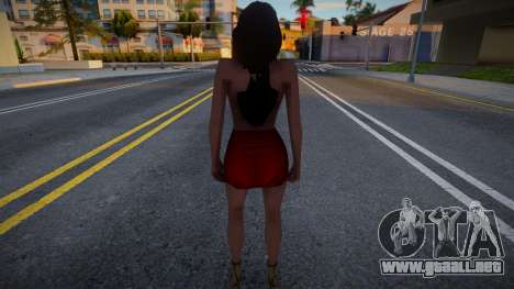 El vestido rojo para GTA San Andreas