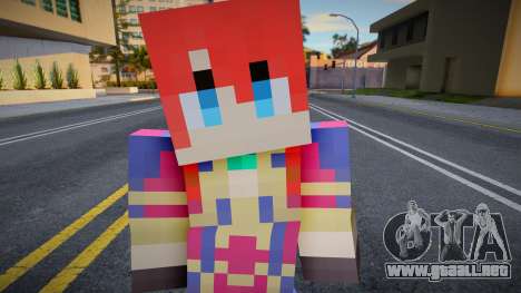 Selesia Upitiria (Re:Creators) Minecraft para GTA San Andreas