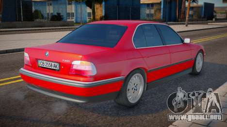 BMW 730 E38 UKR Plate para GTA San Andreas