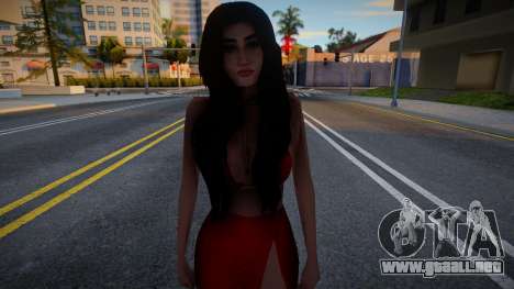 El vestido rojo para GTA San Andreas