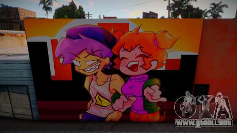 Mural D-Sides Boyfriend And D-Sides Girlfriend para GTA San Andreas