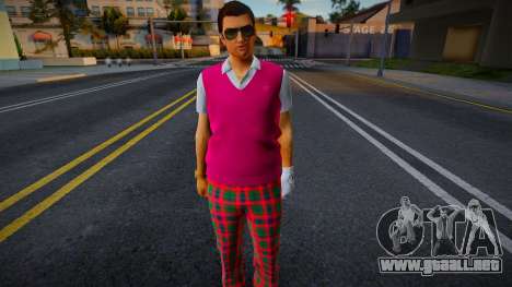 Tommy Vercetti HD Default Golfer Outfit DLC The para GTA San Andreas