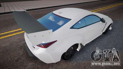 Lexus RC-F Coupe para GTA San Andreas