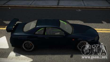 Nissan Skyline R34 GT-R V-Spec XT para GTA 4