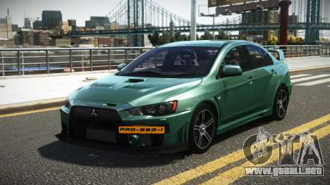 Mitsubishi Lancer Evolution X Sport V1.2 para GTA 4
