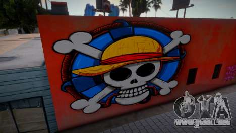 One Piece Icon Mural para GTA San Andreas